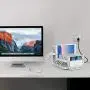 iPad Charging Station 96W 10-Port Alxum USB Charging Station Multiple Device USB Charger with Smart IC Tech, Organizer Stand for iPhone X, Xs Max,8,7,6, Samsung Google Nexus LG, Tablets, White iPad Charging Station 96W 10-Port Alxum USB Charging Station Multiple Device USB Charger with Smart IC Tech, Organizer Stand for iPhone X, Xs Max,8,7,6, Samsung Google Nexus LG, Tablets, White