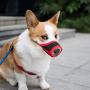 IREENUO Dog Muzzle to Prevent Biting Barking and Chewing with Adjustable Loop Breathable Mesh Soft Fabric