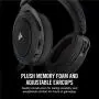 CORSAIR HS50 - Stereo Gaming Headset - Discord Certified Headphones - Designed to Work with Playstation 4 (PS4) - Blue CORSAIR HS50 - Stereo Gaming Headset - Discord Certified Headphones - Designed to Work with Playstation 4 (PS4) - Blue