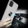 Finger Ring Stand,WATACHE 2 Pack CD Texture Magnetic Universal Metal Smartphone Finger Ring Grip Holder Kickstand for iPhone/iPad/Samsung/HTC/Nokia/Cellphones/Tablet, Silver/Black