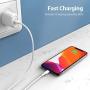 USB C to Lightning Cable, MFi Certified iPhone Cable 2Pack 3ft Type C to Lightning Cable for Charging and Syncing Compatible with iphone11/11PRO/XS/Max/XR/X/8/8Plus/7/7Plus/6S/Plus/SE/Ipad and More