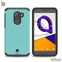 BELTRON Jitterbug Smart2 Case, Slim Protective Phone Cover, Dual Layer Protection Hybrid Rugged Case Case for Jitterbug Smart 2 Easy-to-Use 5.5” Smartphone for Seniors by GreatCall (Teal Mint)