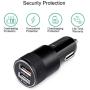 Quick Charge 3.0 Fast Car Charger Compatible Samsung Galaxy S20 Ultra S20+ S10e S10 S9 S8 Plus, Note 10 9 8, A30 A50, LG G5 G6 V20 V30, Moto G7, Car Phone Adapter + 6ft USB Type C Charging Cable Cord
