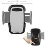Crazefoto Cell Phone Holder for Car, Windshield Long Arm Car Phone Mount with One Button Design and Anti-Skid Base Car Holder Compatible with iPhone Xs MAX/XS/XR/X/8/7/7P/6s, Galaxy S6/S7/S8,Google