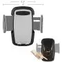 Crazefoto Cell Phone Holder for Car, Windshield Long Arm Car Phone Mount with One Button Design and Anti-Skid Base Car Holder Compatible with iPhone Xs MAX/XS/XR/X/8/7/7P/6s, Galaxy S6/S7/S8,Google