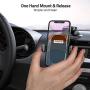 Nulaxy Phone Holder for Car, No Obstruction View Dashboard Windshield Car Phone Mount Strong Suction with Extra Gel Pad for iPhone 11 Pro Max/11/XS Max, Galaxy S10, Google Pixel 3 XL Other 4.7- 6.5“