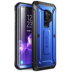 SUPCASE Unicorn Beetle Pro Series Case Designed for Samsung Galaxy S9+ Plus, with Built-in Screen Protector Full-Body Rugged Holster Case for Galaxy S9+ Plus (2018 Release) (Royal Blue)