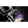 Car Charger with Dual USB, 3 Cigarette Lighter Sockets,Adapter with Voltmeter Monitor fit for 12V,24V Car,Compatible for iPhone,LG,HTC,Samsung,BlackBerry and More