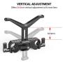 SMALLRIG 15mm Long Lens Support Bracket Height Adjustable for DSLR Camera Shoulder Rig (New) - 1087