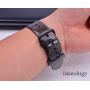 iiteeology Compatible with Apple Watch Band 38mm 40mm, Women Glitter Soft Silicone Sports iWatch Band Strap for Apple Watch Series 5/4/3/2/1 (38mm 40mm Black/Gold)