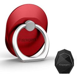 Spigen Style Ring Cell Phone Ring Phone Grip/Stand/Holder for All Phones and Tablets - Red