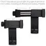 2 Pack Phone Mount Tripod Adapter - Universal Cell Phone Clamp Holder, Tripod Firm Attachment for iPhone, Galaxy and Other Smartphones 2 Pack Phone Mount Tripod Adapter - Universal Cell Phone Clamp Holder, Tripod Firm Attachment for iPhone, Galaxy and Other Smartphones