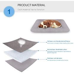 Hero Dog Large Dog Bed Crate Pad Mat Washable Matteress Anti Slip Cushion for Pets Sleeping