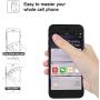 VASIVO Mirror Phone Ring Stand, 360°Rotation Ring Holder Finger Grip Mount for iPhone 7/7 Plus, Galaxy S8/S8 Plus and Other Smartphones (Black)