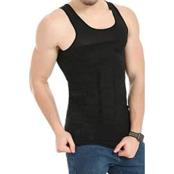 JQ JQAMAZING Mens Slimming Body Shaper Vest Abdomen Slim Shirt Compression Tank Shaperwear