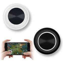 Vakili Mobile Phone Game Joystick Game Control Touch Screen Joypad Game Controller for iPad iPhone Android Mobile Tablet Smart Phone Joystick Touch Screen Joypad Tablet Funny Game Controller 2PACK