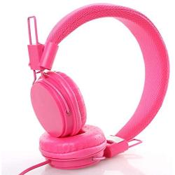 CICIN Wired Stereo Bass Headset Gaming Headphones, Earmuffs Headset Gaming Headset with Mic for Mobile Phones PC,B