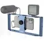 Smartphone Video Rig, VMEI Film and Video Making Stand, Phone Video Stabilizer Grip Tripod Mount,for All iPhone, Samsung Galaxy and Other Smartphones,All Metal Manufacturing.(Blue) Smartphone Video Rig, VMEI Film and Video Making Stand, Phone Video Stabilizer Grip Tripod Mount,for All iPhone, Samsung Galaxy and Other Smartphones,All Metal Manufacturing.(Blue)
