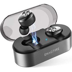 Wireless Earbuds, ENACFIRE E18 Plus Bluetooth Earbuds with Wireless Charging Case CVC8.0 3D Stereo Sound Deep Bass IPX8 Waterproof 8H Super-Long Battery Duration