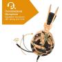 LETTON Stereo Gaming Headset for PS4, PC, Xbox One Controller, Noise Cancelling Over Ear Headphones with Mic, Bass Surround, Soft Memory Earmuffs for Laptop Mac Nintendo Switch Games (L1)