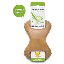 UPDATED DESIGN - Benebone Real Bacon Durable Dental Dog Chew Toy for Aggressive Chewers, Made in USA