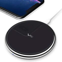 Vebach Fast Wireless Charger, Qi Certified Dubhe1 Wireless Charging Pad 7.5W Compatible with iPhone 11/11 Pro/11 Pro Max/Xs/Xs Max/Xr/X/8/8Plus, 10W Compatible with Samsung Galaxy Note 8 S7 S8 S9