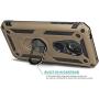 CasemartUSA Phone Case for [Motorola Moto E5 (XT1920DL)], [Ring Series][Gold] Full Rotating Metal Ring Cover with Kickstand for Moto E5 (Tracfone, Simple Mobile, Straight Talk, Total Wireless)
