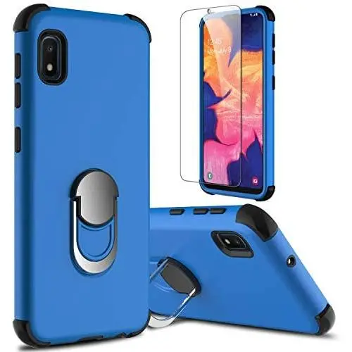 lovpec Galaxy A10e Case with Soft TPU Screen Protector, Ring Magnetic Holder Kickstand Shockproof Protective Phone Cover Case for Samsung Galaxy A10e 5.8 inches (Blue) lovpec Galaxy A10e Case with Soft TPU Screen Protector, Ring Magnetic Holder Kickstand Shockproof Protective Phone Cover Case for Samsung Galaxy A10e 5.8 inches (Blue)