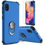 lovpec Galaxy A10e Case with Soft TPU Screen Protector, Ring Magnetic Holder Kickstand Shockproof Protective Phone Cover Case for Samsung Galaxy A10e 5.8 inches (Blue)