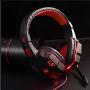Haokaini Gaming Headset Wired PC Gaming Headphones with Noise Canceling Mic, Over Ear Gaming Headphones Compatible with Smartphone,PC,Computer