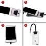 Phone Lanyard Tether with Patch, Doormoon Universal Stretchy Lasso Straps and Phone Case Anchor for Anti-drop Outdoor Hiking Cycling Climbing Compatible with iPhone Samsung Pixel Most Smartphones