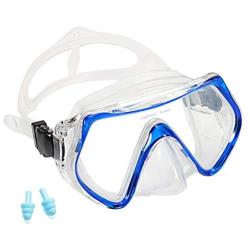 Supertrip Snorkeling Freediving Mask Adult Anti-Fog Film Panoramic Scuba Diving Goggles