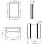MARXIAO Touch Screen Mountain Bike Front Beam Bag, Waterproof Saddle Bag Tube Bag Mobile Phone Bag Riding Equipment Accessories