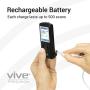 Vive Precision EKG Monitor (App Included) - Portable Pocket ECG Device - Heart Rate Tracking Sensor Detects Irregular Cardiac Rhythm - Wireless Electrocardiogram Test Made Easy - Smartphone Compatible