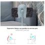 Phone Stand for Desk, Cell Phone Stand Adjustable Desk Phone Holder Tablet Holder Phone Dock (Blue)