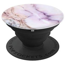 Marbled White Golden Rose Purple Pink Blue Grey PopSockets Grip and Stand for Phones and Tablets