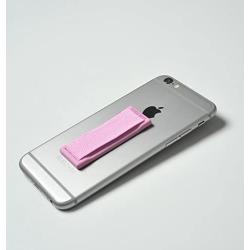 goStrap Finger Strap Screen Protector for Phones including Iphone Android Tablets and Mobile Devices, Light Pink