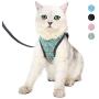 Heywean Cat Harness and Leash - Ultra Light Escape Proof Kitten Collar Cat Walking Jacket with Running Cushioning Soft and Comfortable Suitable for Puppies Rabbits