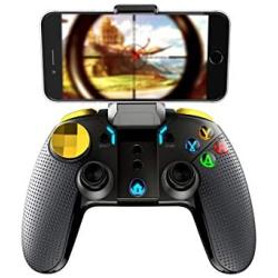 Mobile Controller | Bluetooth 4.0 Game Controller Gamepad Wireless Joystick Console Game with Telescopic Holder for Smart Phone