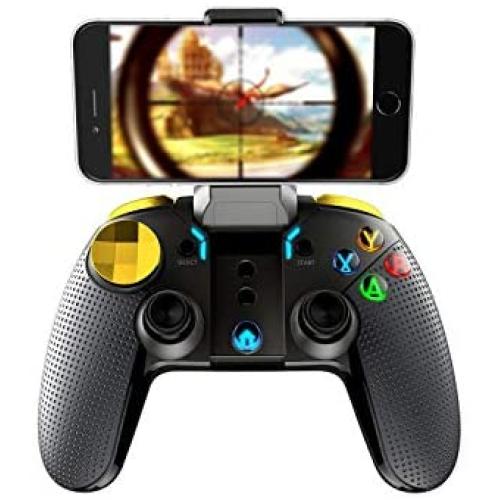 Mobile Controller | Bluetooth 4.0 Game Controller Gamepad Wireless Joystick Console Game with Telescopic Holder for Smart Phone