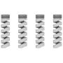 Lightning Charger Cable Saver | MacBook iPhone Micro USB Protector | PC/Notebook Charging Cable Saver. Snug Fit for All Cell Phones, (Grey)