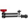 pangshi 11inch Adjustable Articulating Friction Magic Arm & Large Super Clamp Compatible with DSLR Camera Rig, LED Lights, Flash Light, LCD Monitor