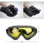 Snowboard Gogglesfor Men Girl Kids Goggle Winter Skiing Outdoor Sport Goggles Adjustable for Ski Goggles Compatible with UV 400 Protection, Wind Resistance Anti-Glare Lenses 2 Pack (Black/Tawny+Yellow)