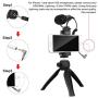 Comica Smartphone Video Kit CVM-VM10-K2 Filmmaker Mini Tripod with Shotgun Video Microphone Video Rig for iPhone X 8Plus 8 7Plus 7 Samsung Huawei etc.