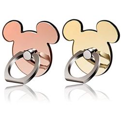 Cartoon Phone Ring Stand Holder 2Pack 360 Rotation Cell Phone Stand Grip for iPhone X/8 7 Plus Car Mount for Smart Phones Pad Tablets
