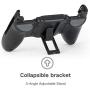 CO&QI Mobile Gaming Grip Controller, Sensitive Shoot & Aim Buttons Joysticks Game Triggers Controller for PUBG/Rules of Survival, for iOS & Android Phone (4-in-1 Game Controller)