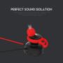 FANTECH EG1 in-Ear Gaming Earplugs - Black/Red
