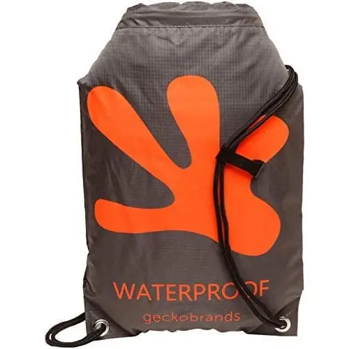 geckobrands Waterproof Drawstring Backpack – Lightweight Packable Cinch Dry Bag, Available in 18 Colors geckobrands Waterproof Drawstring Backpack – Lightweight Packable Cinch Dry Bag, Available in 18 Colors