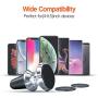 TORRAS Magnetic Car Mount, 360° Rotation Air Vent Cell Phone Holder Car Cradle Mount Compatible for iPhone 11 Pro Max/Xs/Xs Max/XR/X / 8/7 Plus Galaxy Note 10 / S10+ / S9+ and More - Silver