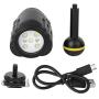 Yosoo Waterproof Fill Light， Diving Fill Light Waterproof Fill Light,Diving 40m Depth Waterproof LED Fill Light Photography Camera Shooting Accessory Photography Light
